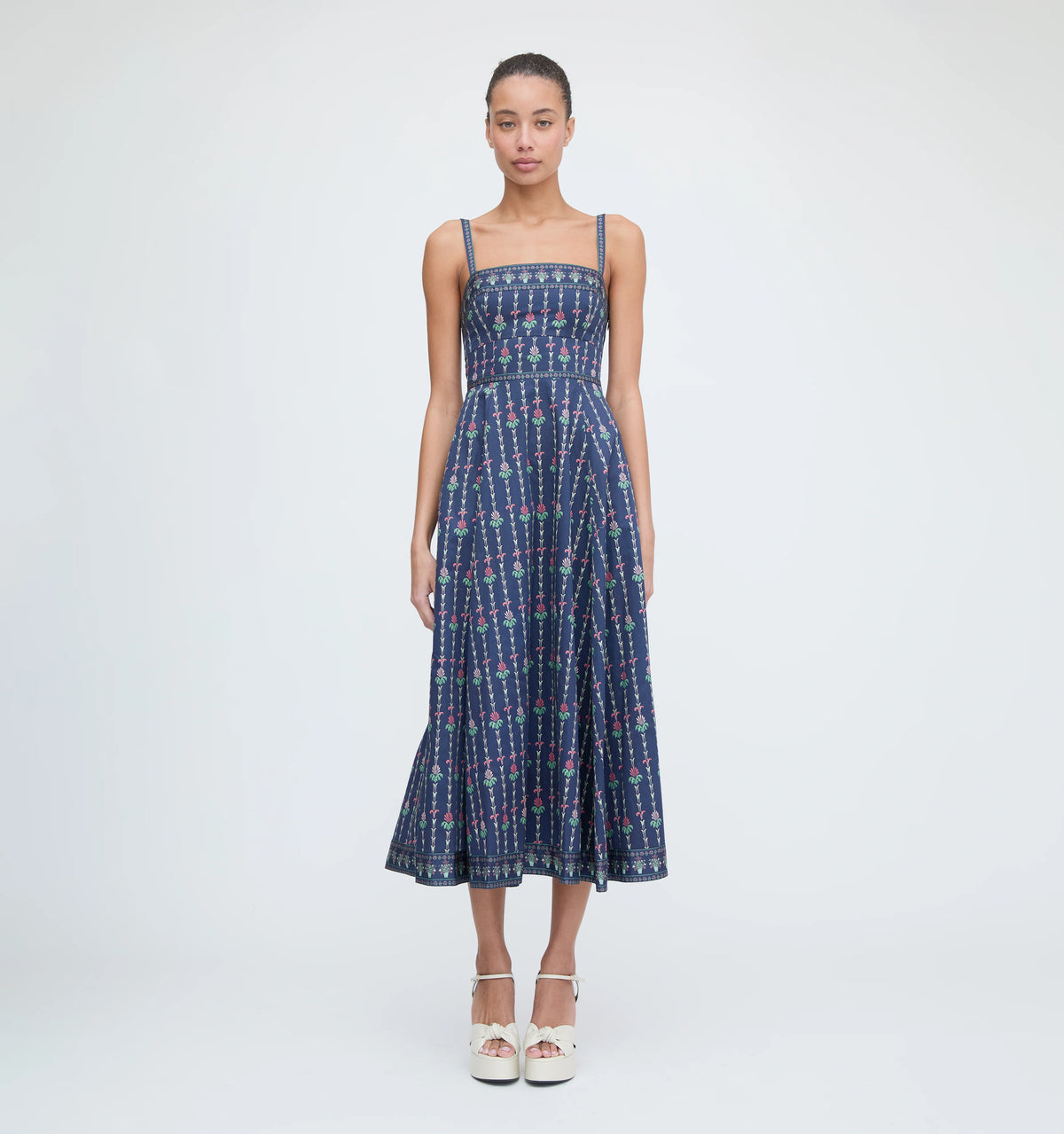 CouturebudThe Margot Dress - Navy Trailing Fern