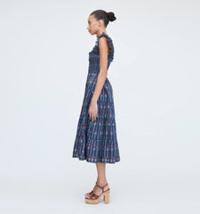 CouturebudThe Ellie Nap Dress - Navy Trailing Fern