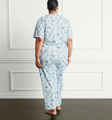 Couturebud The Alice Sleep Pants - Pond Floral