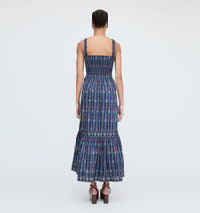 CouturebudThe Anjuli Nap Dress - Navy Trailing Fern