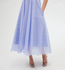 Couturebud The Matilda Dress - Hyacinth Organza Dot