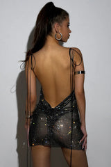 Nancy Glitter Mini Dress