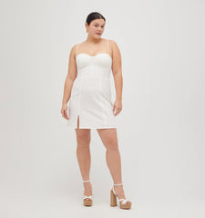 Couturebud The Kitty Dress - White Eyelet
