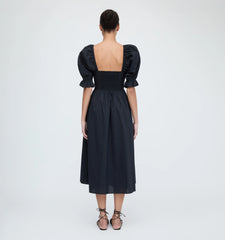 Couturebud The Ophelia Dress - Black Cotton Voile