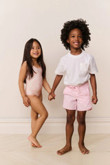 Boys Pink Swim Shorts