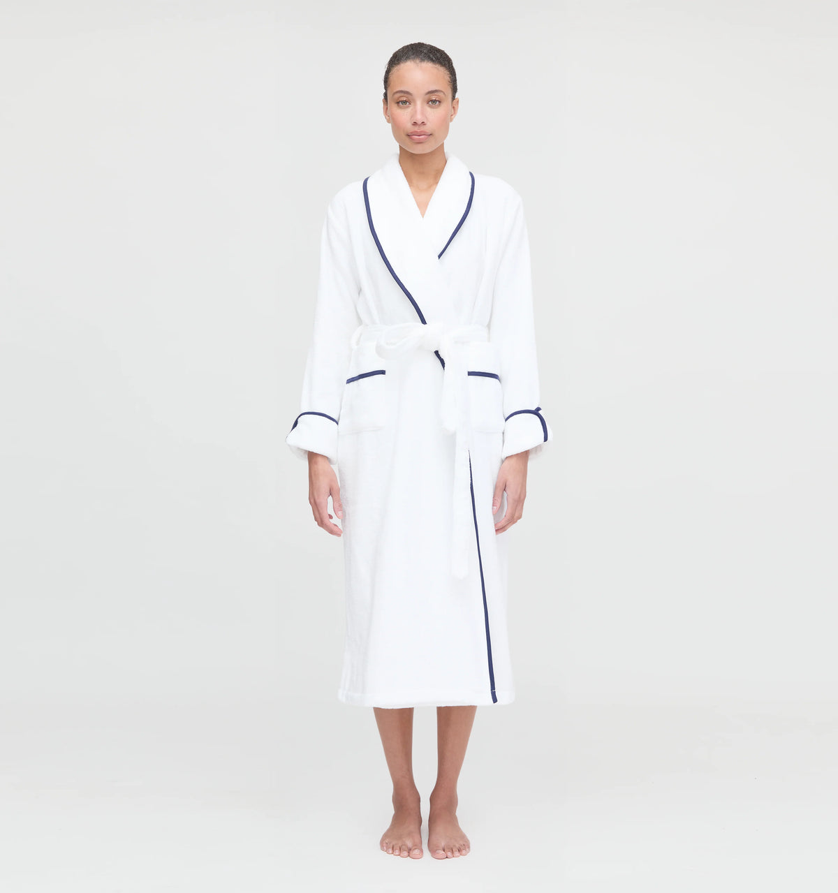 Couturebud The Hotel Robe - Navy