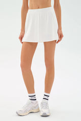 Venus High Waist Rigor Skort - White