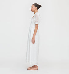 CouturebudThe Scarlett Nap Dress - White Patchwork Organza