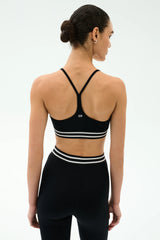Cali Active Rib Bra - Black