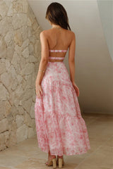 Her Best Version Strapless Maxi Dress