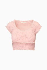Cambron Luna Rosa Fleur Top