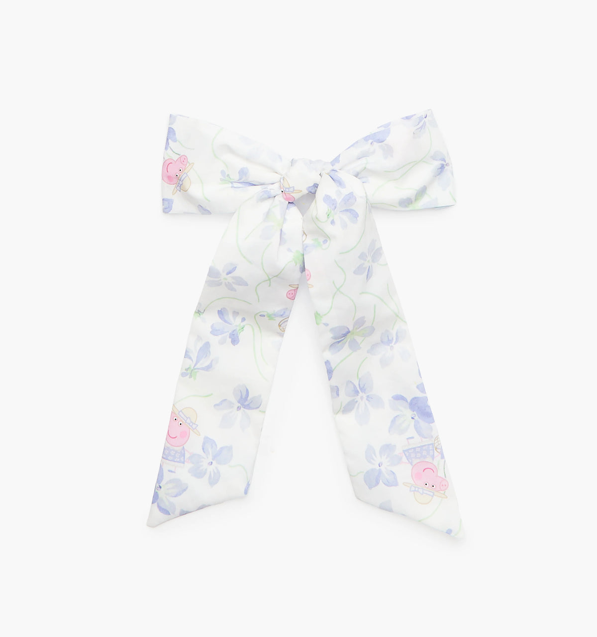 Couturebud The Peppa Pig Belle Bow - Lilac Floral