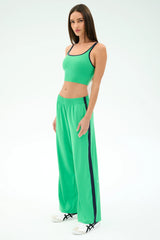 Maxie Rigor Trackpant - Grass/Indigo