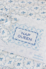 Couturebud The Hill House x Erica Wilson Nap Queen Pillow Canvas - Blue Trellis