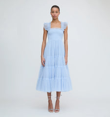 Couturebud The Tulle Ellie Nap Dress - Powder Blue Tulle