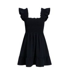 Couturebud The Elizabeth Nap Dress - Black Crepe