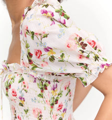 Couturebud The Scarlett Nap Dress - Pink Bluebonnet