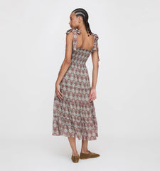 Couturebud The Ribbon Ellie Nap Dress - Sage Pinecone