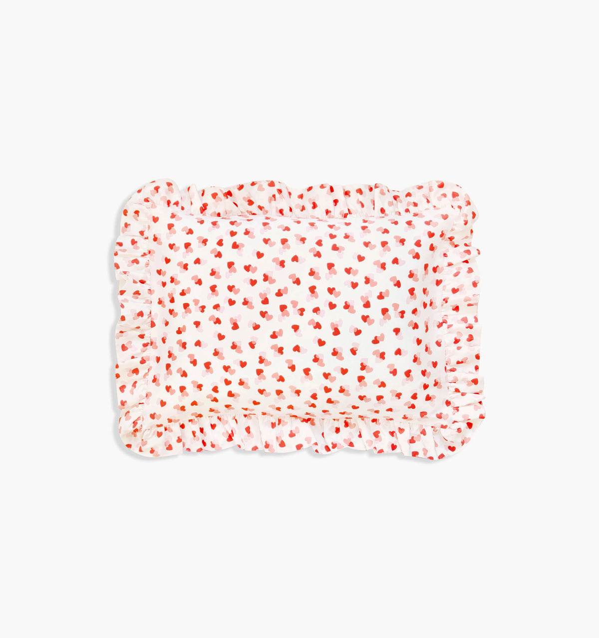 Couturebud The Scallop Mini Pillowcase - Lots of Hearts