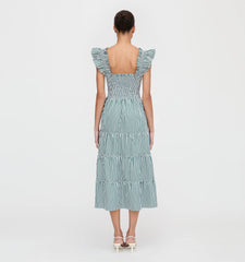 CouturebudThe Ellie Nap Dress - Green Stripe