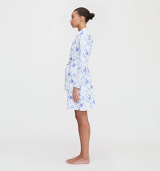 Couturebud The Ivory Robe - Blue Sweet Peas
