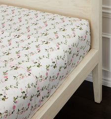 Couturebud The Fitted Sheet - Pink Pond Floral