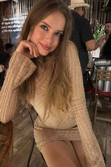 Celaena Long-Sleeve Mini Dress