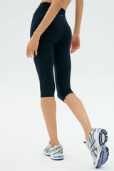 Airweight High Waist 16" Capri Legging - Indigo