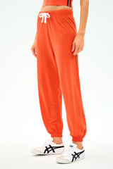 Andie Oversized Fleece Sweatpant - Valencia