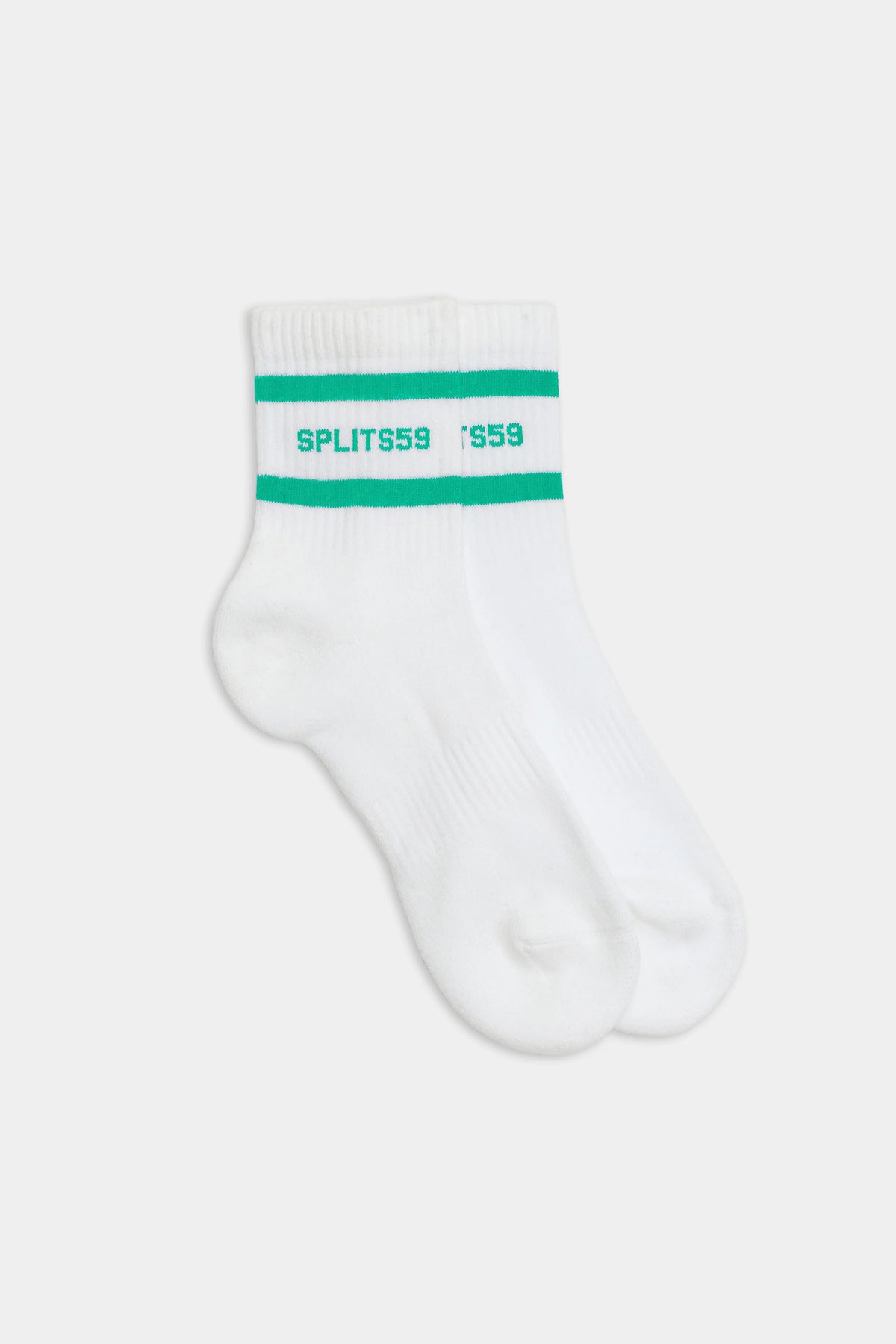 Logo Stripe Quarter Socks