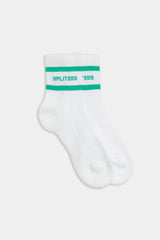 Logo Stripe Quarter Socks