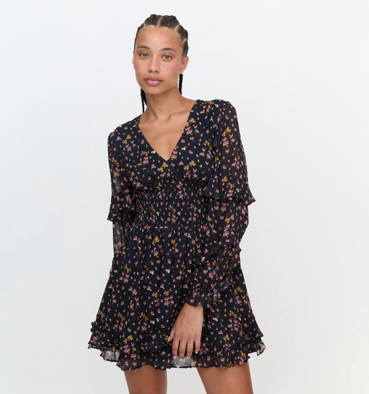 Couturebud The Sofie Mini Nap Dress - Fuchsia Lucky Charm