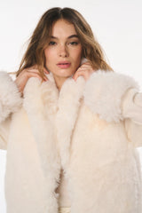 Couturebud x MAX&MOI Verena Faux Fur Vest
