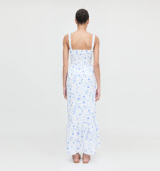 Couturebud The Anjuli Nap Dress - Blue Botanical