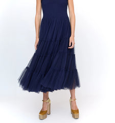 Couturebud The Tulle Ellie Nap Dress  - Navy Tulle