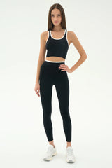 Amber Airweight Bralette - Black/White