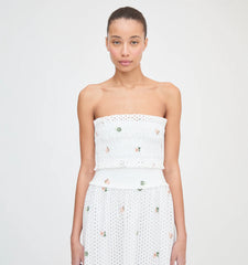 CouturebudThe June Nap Top - White Daisy Eyelet