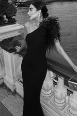 Lara Maxi Feather Dress