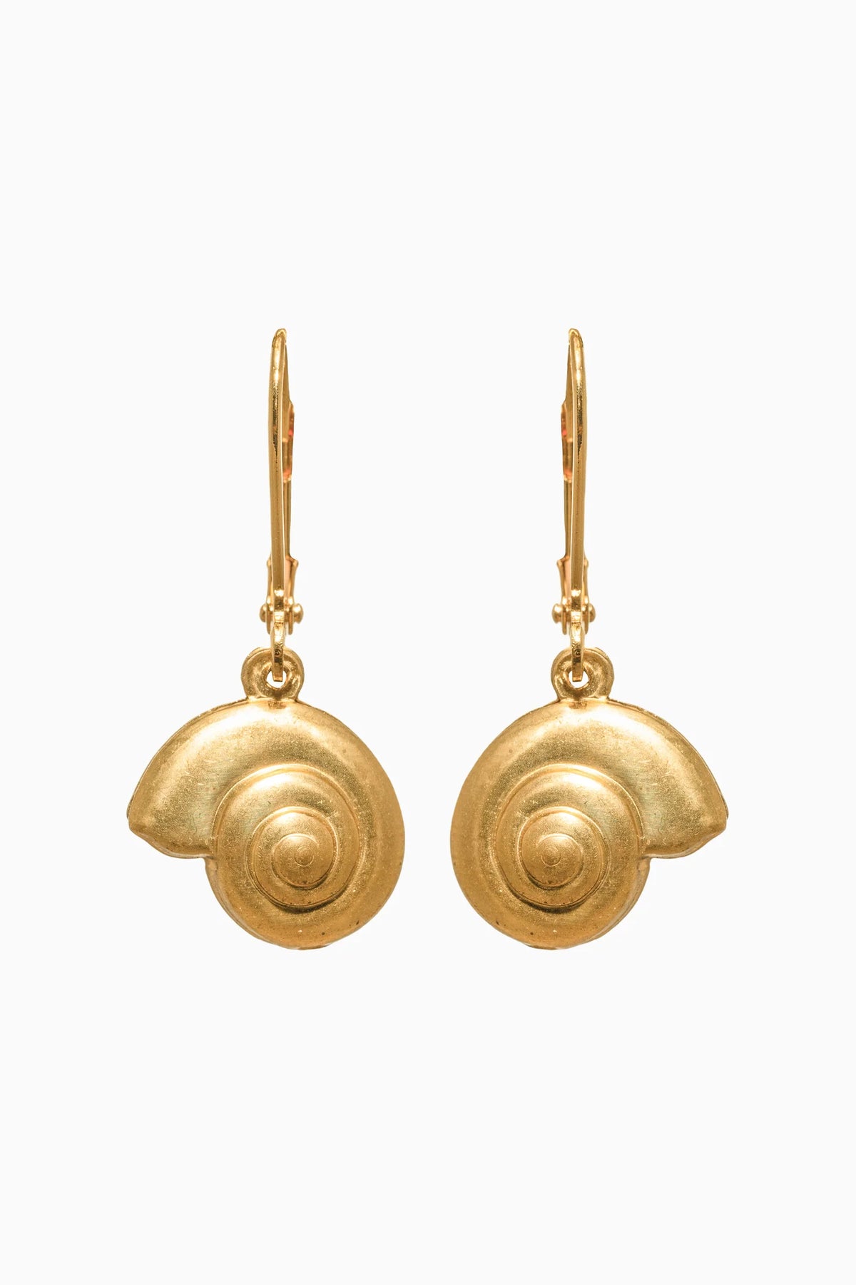 We Dream In Colour Round Shell Earrings