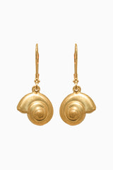 We Dream In Colour Round Shell Earrings