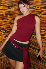 Chic One Shoulder T-Shirt