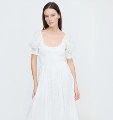 CouturebudThe Madeline Nap Dress - White Broderie Voile