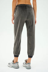 Rhys Velour Jogger - Graphite