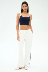 Maxie Rigor Track Pant - White/Indigo
