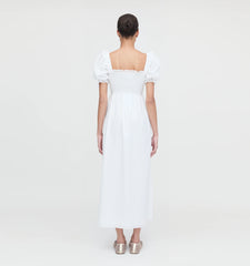 Couturebud The Scarlett Nap Dress - White Shadow Stripe