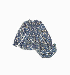 Couturebud The Baby Viviana Nap Dress - Navy Bluebonnet