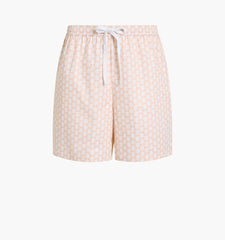 Couturebud The Leo Short - Coral Baroque Shell Cotton Sateen