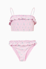 Little Girls Penni Smocked Floral Bikini
