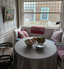 Couturebud The Tablecloth - Raspberry Ikat