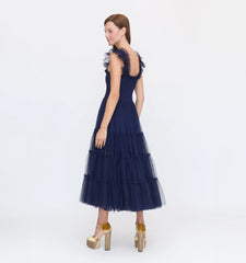 Couturebud The Tulle Ellie Nap Dress  - Navy Tulle